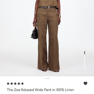 ISO: HELPPP MEEEEE! Madewell Zoe Wide Leg Linen Pants in Safari Khaki